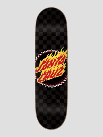 Santa Cruz Flame Dot Check 8.5&quot; Skateboard deck