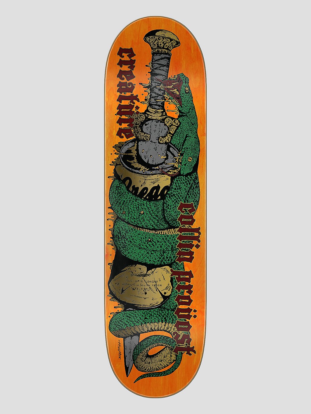 Creature Provost Crusher 8.47" Skateboard Deck orange kaufen