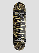 Metallic Swirl Logo Mini 7.75&amp;#034; Skate Completo