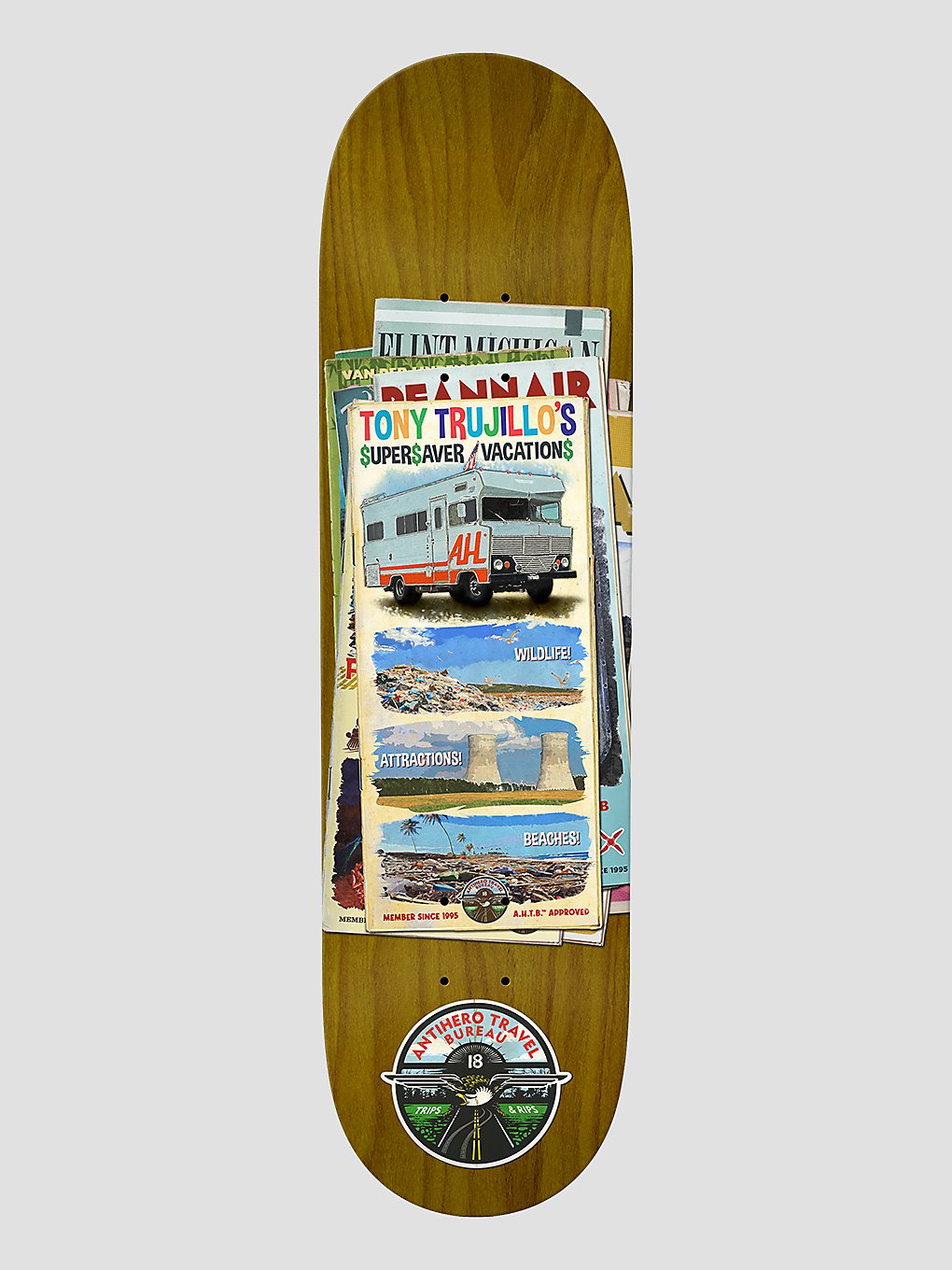 Antihero Trujillo Travel Bureau 8.5" Skateboard Deck uni kaufen
