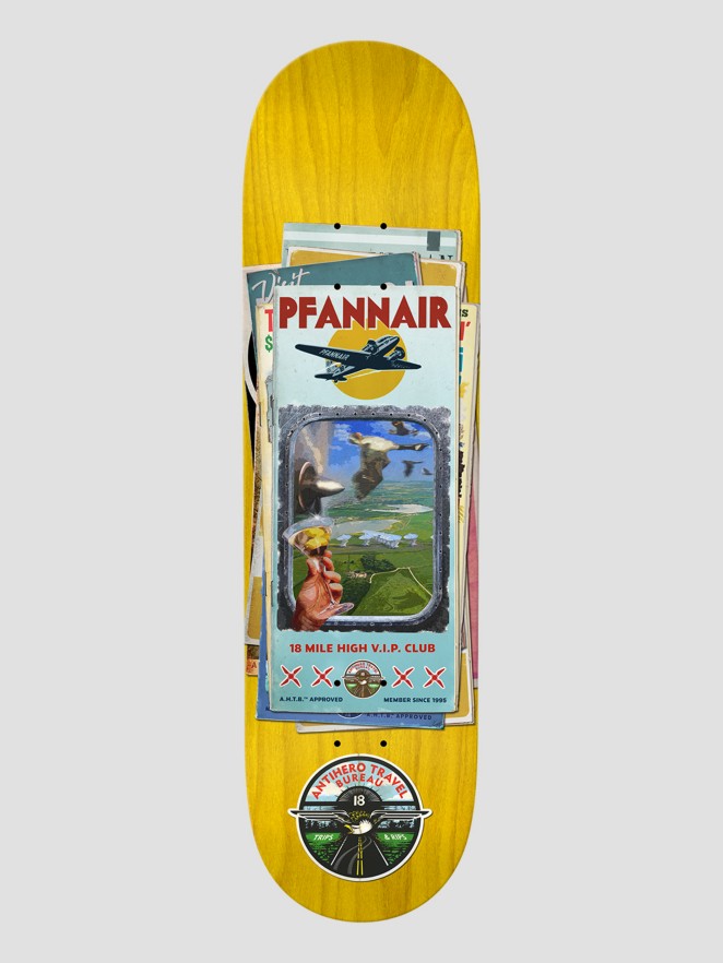 Antihero Pfanner Travel Bureau 8.25″ Skeittilaudan dekki