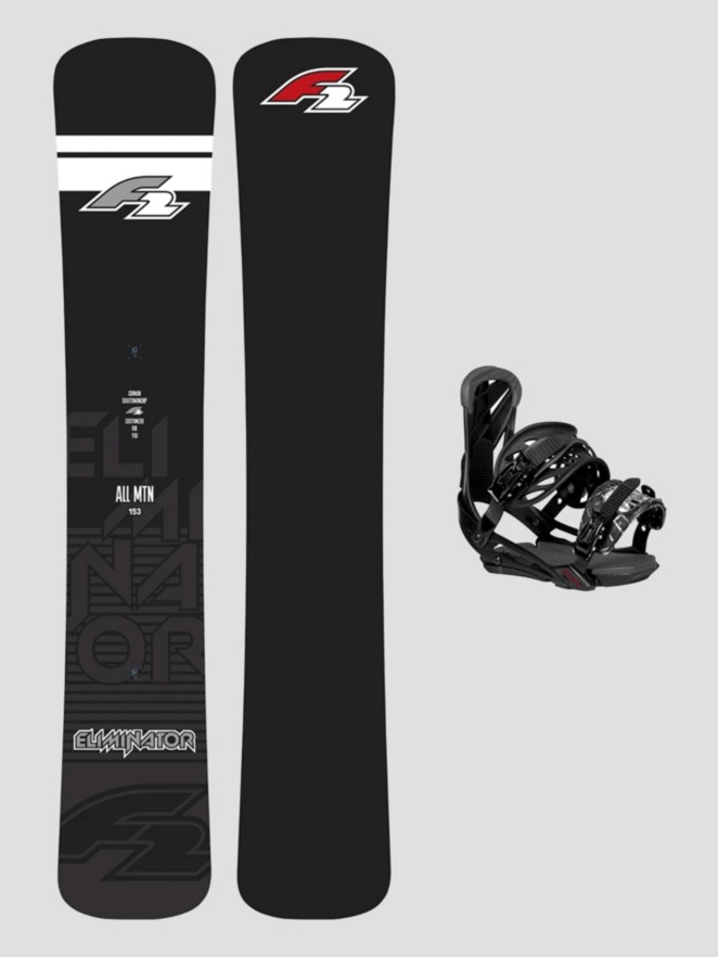 F2 Eliminator 166W + Eliminator Carve Set da Snowboard