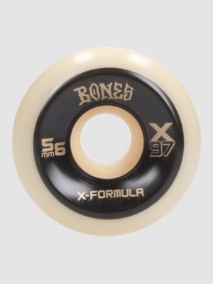 Photos - Other for outdoor activities Bones Wheels  Wheels X Formula 97A V6 56mm Wide-Cut Wheels white 