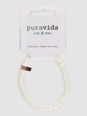 Pura Vida Pastel Disc Stretch Bracelet