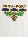 Pass Port Emblem Applique T-Shirt