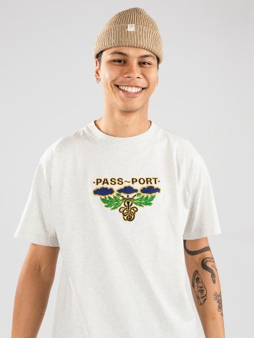 Pass Port Emblem Applique T-Shirt