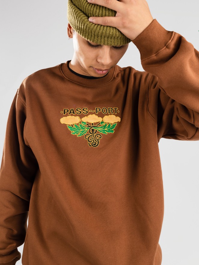Pass Port Emblem Applique Sweater