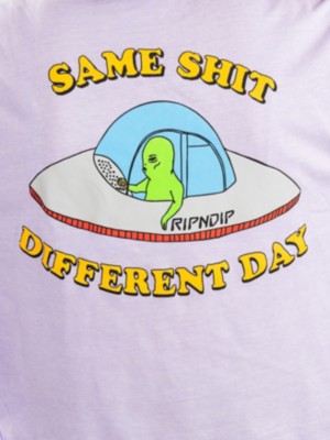 Same Shit Different Day Cropped Baby Camiseta