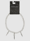 Stone and Locket Dagger Choker Kette