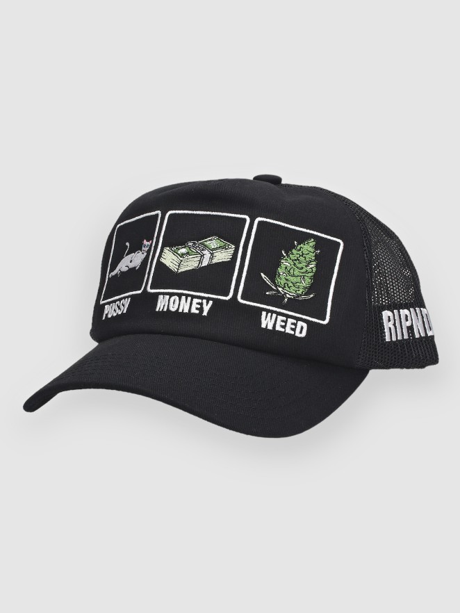 RIPNDIP Pu$$Y, Money, Weed Trucker Cap