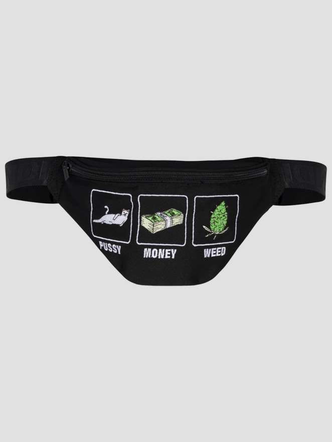 RIPNDIP Pussy, Money, Weed Fanny Pack Axelväska