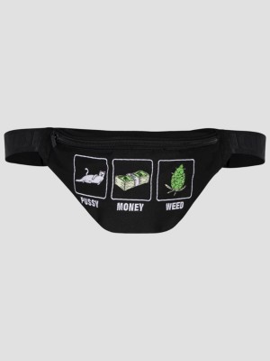 RIPNDIP Pussy, Money, Weed Fanny Pack Taske