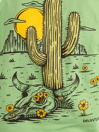 Dravus Wild Winds Dill Pickle Cropped T-Shirt