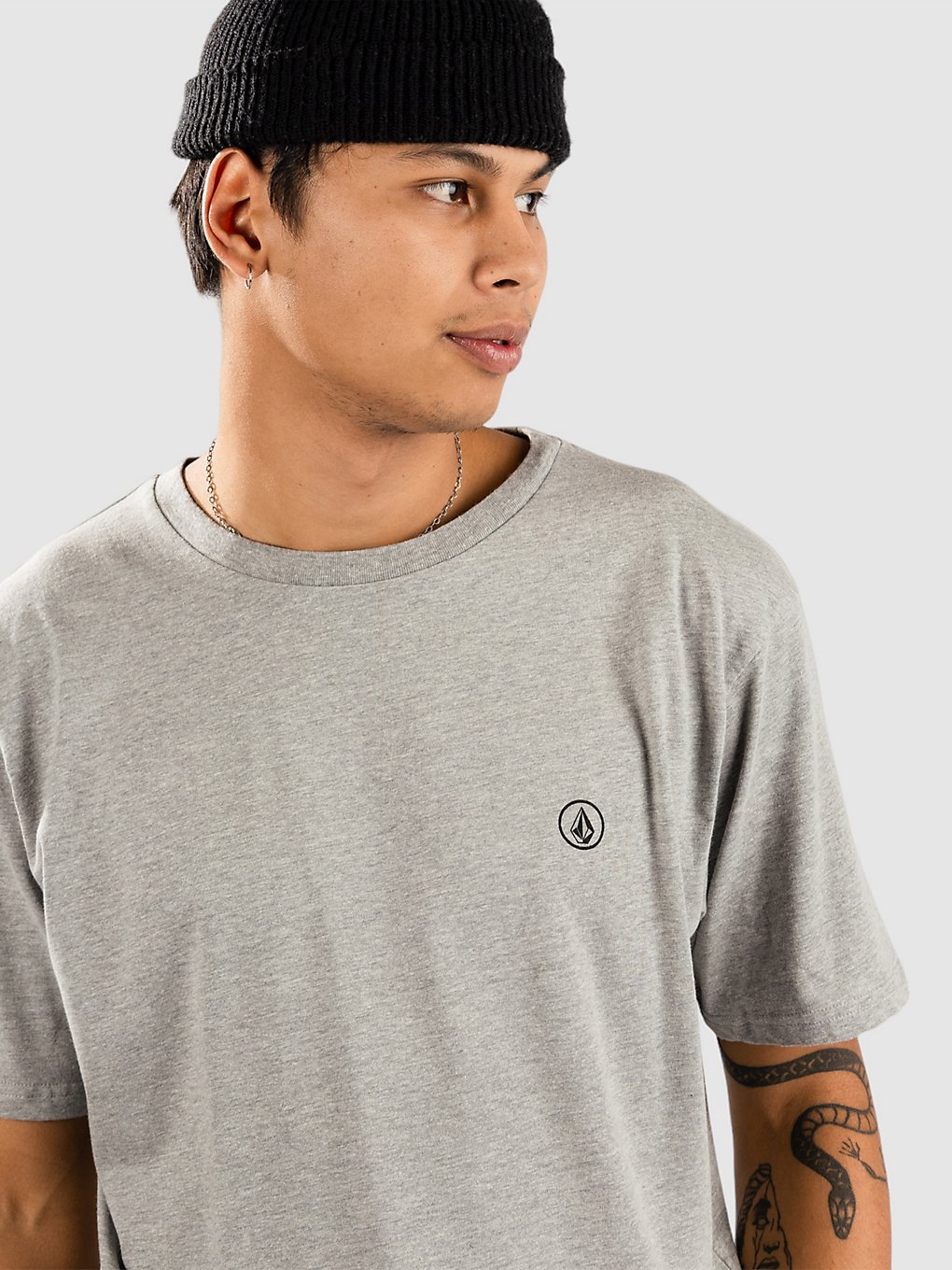 Volcom Circle Blanks Hth T-Shirt heather grey kaufen