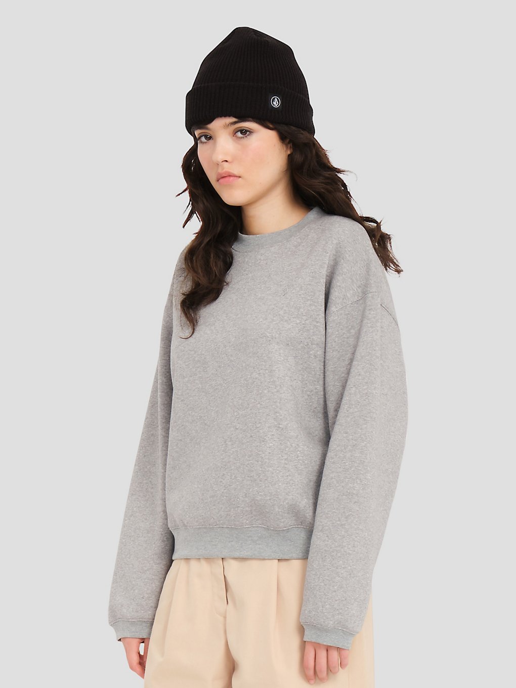 Volcom Stone Heart Ii Crew Sweater heather grey kaufen