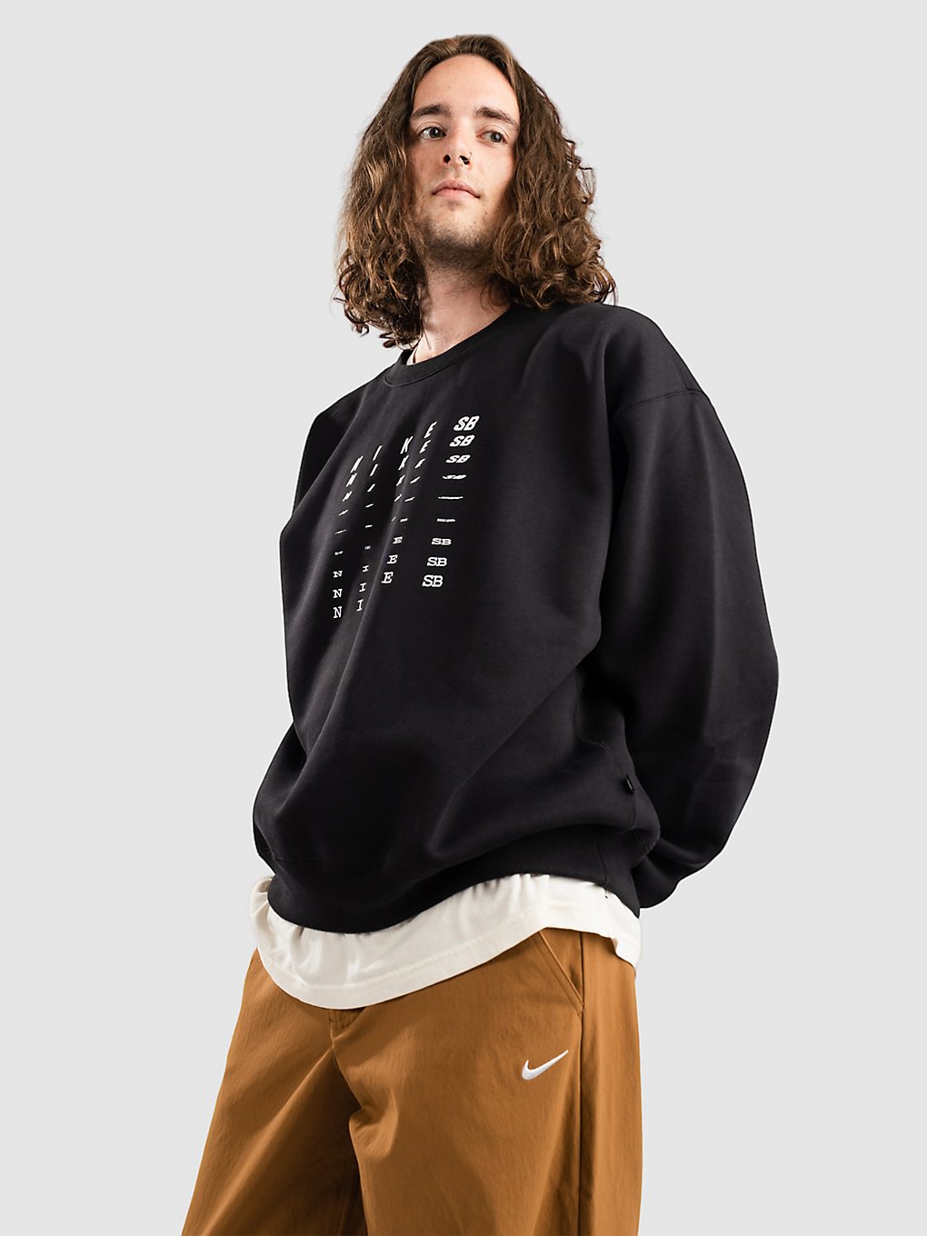 Nike Fade Gfx Crew Sweater black kaufen