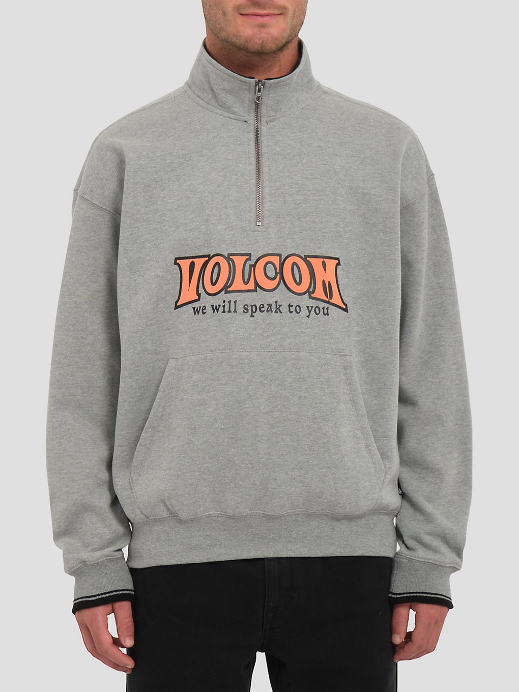 Volcom Varsity Crew Sweater heather grey kaufen