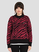 Zebra Strikket genser