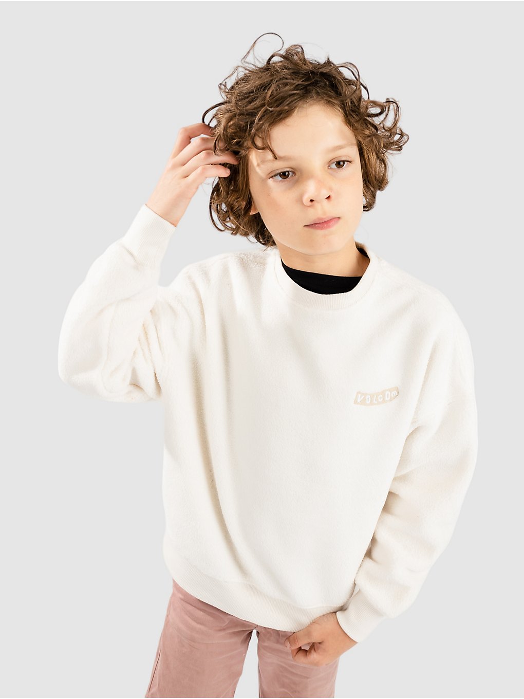 Volcom Too Kool Crew Sweater dirty white kaufen