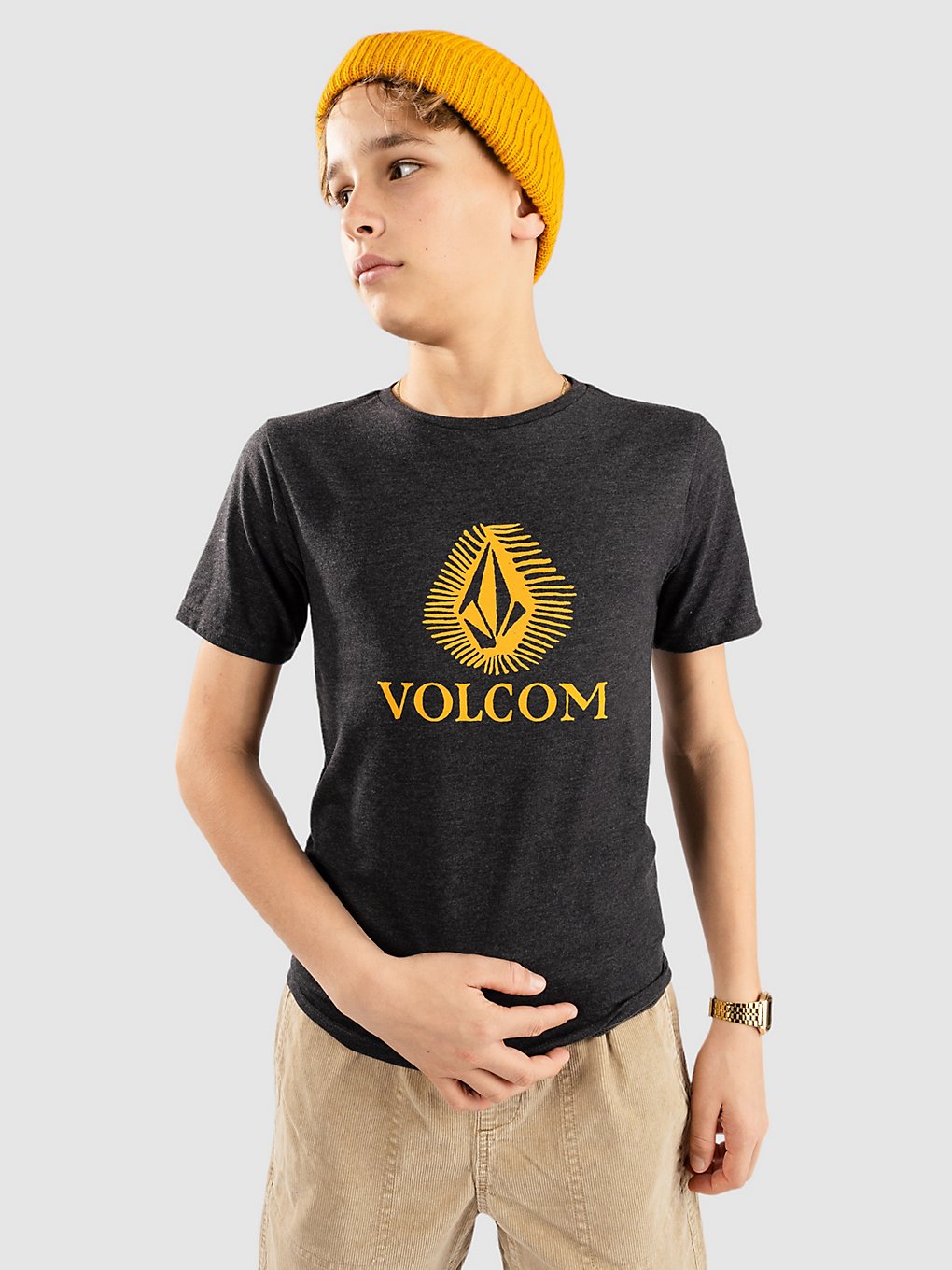Volcom Offshore Stone T-Shirt dark black heather kaufen