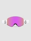 Volcom Odyssey Matte White+Bonus Lens Goggle