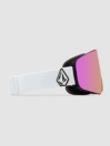 Volcom Odyssey Matte White+Bonus Lens Goggle