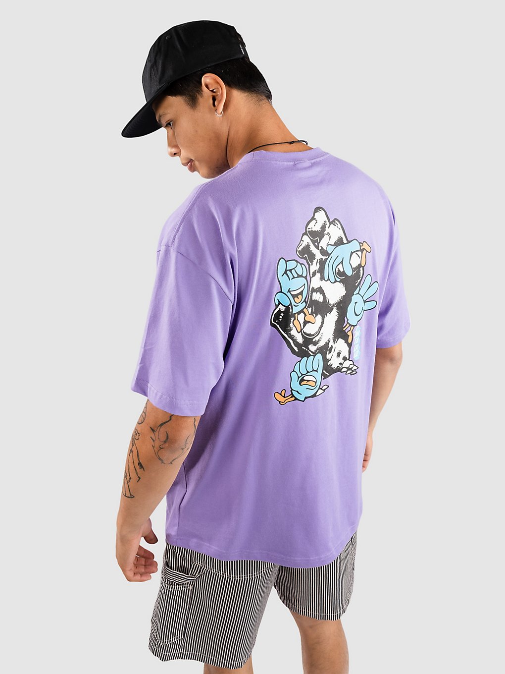 Santa Cruz Chisel Hand T-Shirt soft purple kaufen