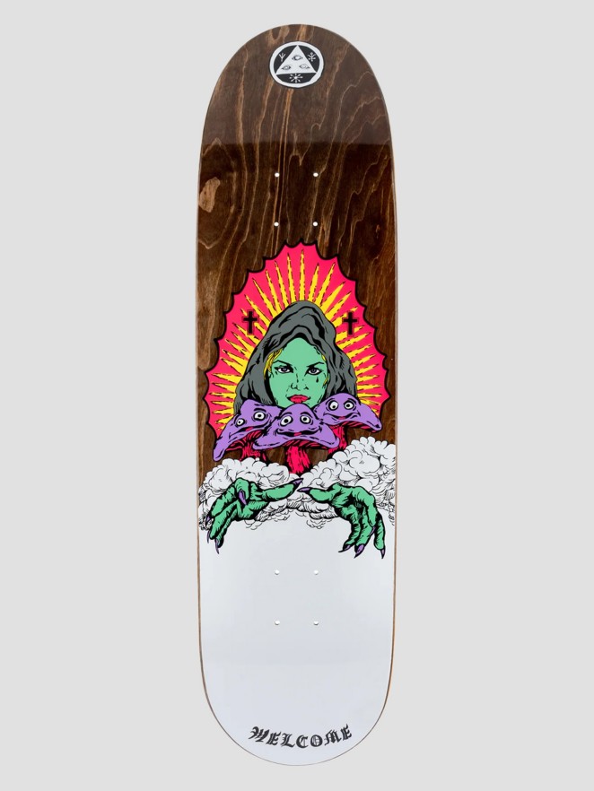 Welcome Mushroom Witch 8.5″ - Pysanka Skateboard Deck