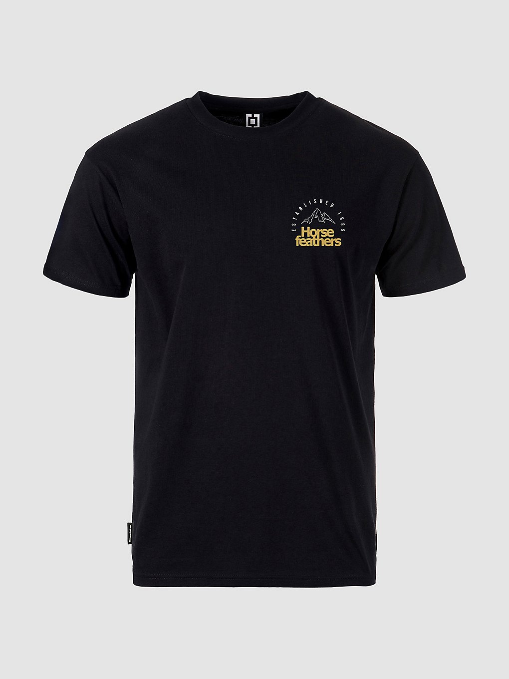 Horsefeathers Peak Emblem T-Shirt black kaufen