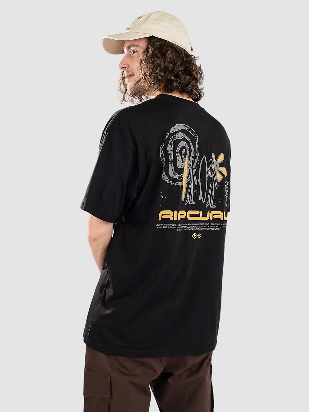 Rip Curl Vaporcool Journeys Trip T-Shirt black kaufen