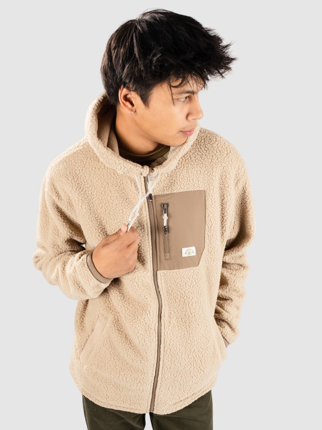 Quiksilver Clean Coasts Fz Solid Fleece Sudadera con Cremallera