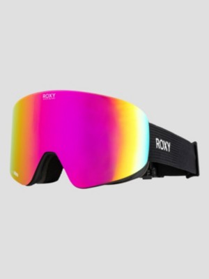 Photos - Ski Goggles Roxy Feelin Color Luxe Black Goggle clux ml light purple s3 
