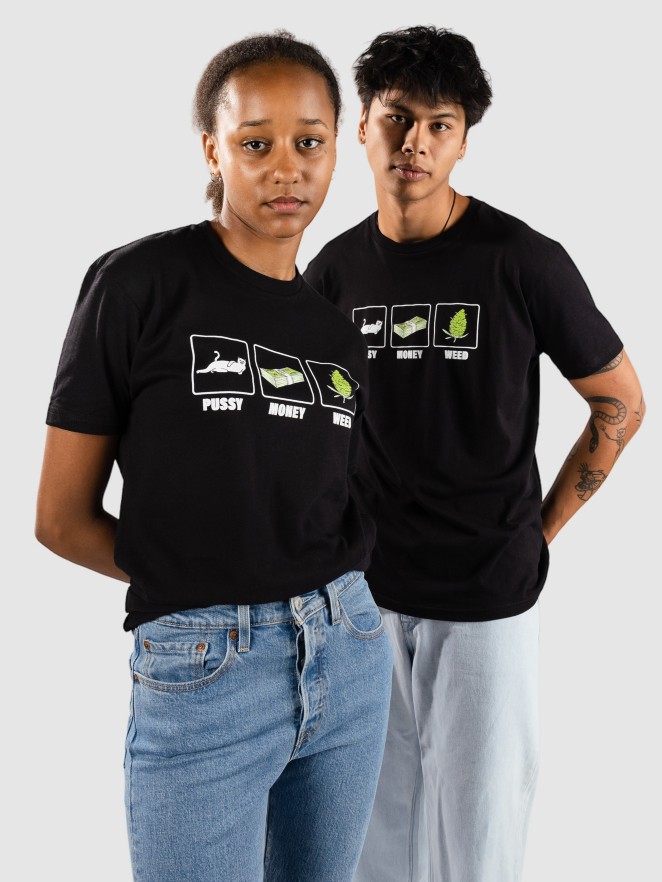 RIPNDIP Pussy Money Weed Tricko