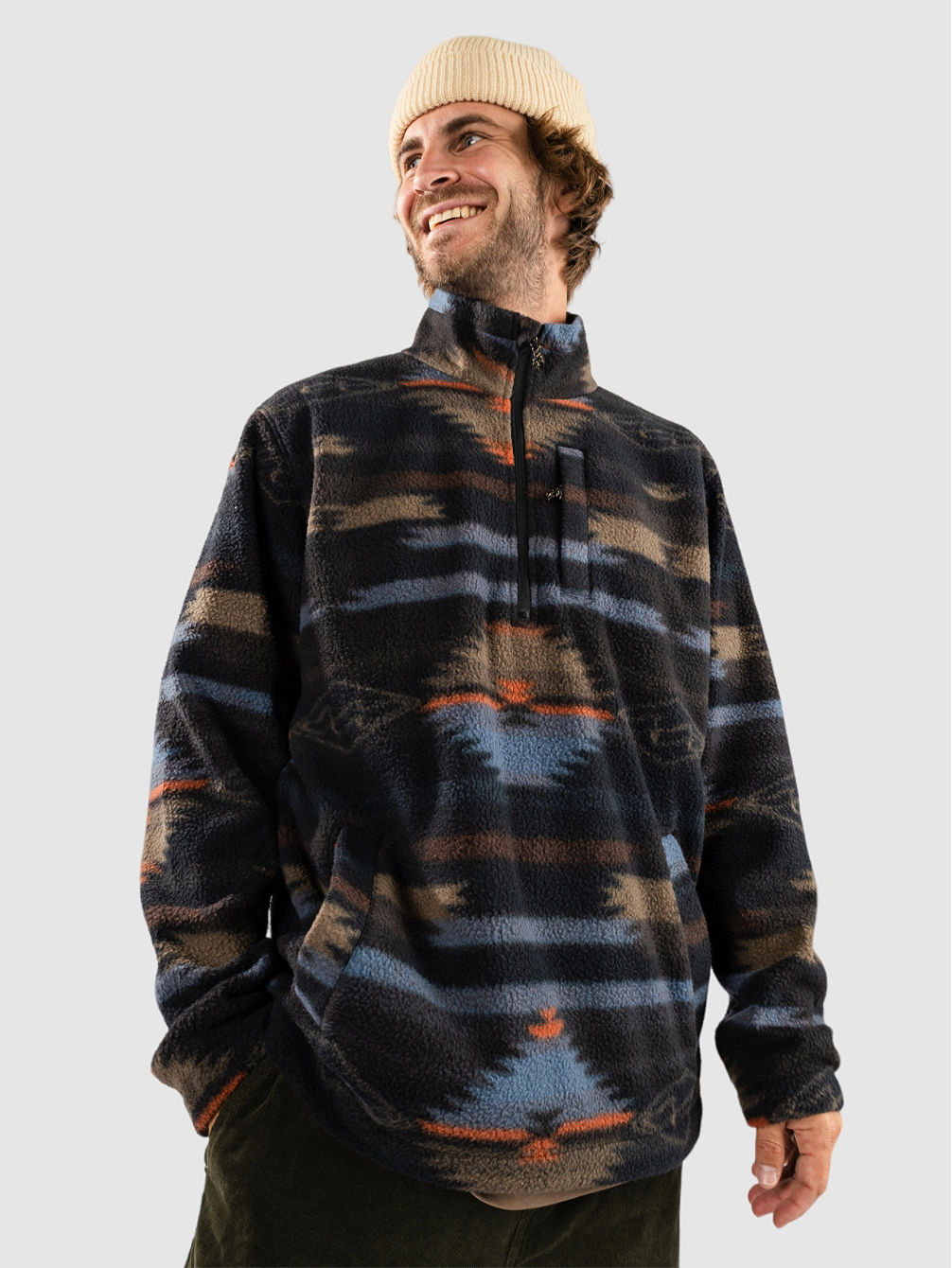 Boundary Mock Neck Sweater