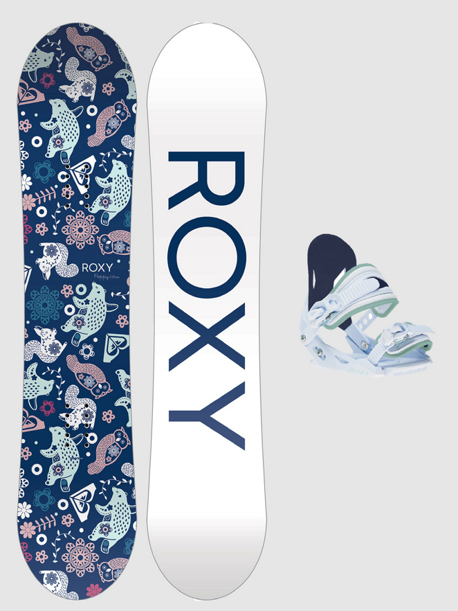 Roxy Poppy Package + Poppy XS 2024 Kids Set de snowboard
