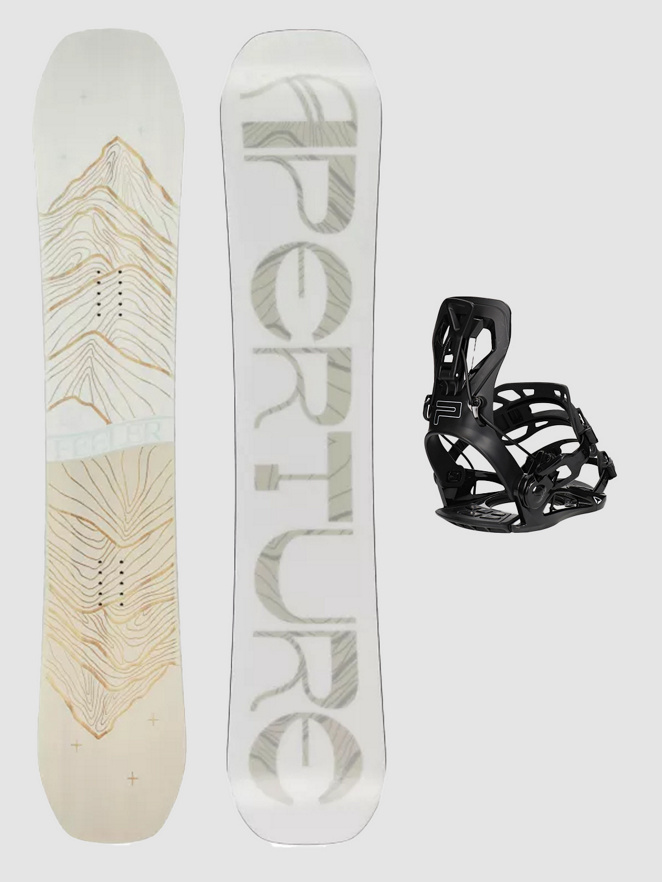 Aperture Feeler + 2024 SP FT360 S Snowboard-Set