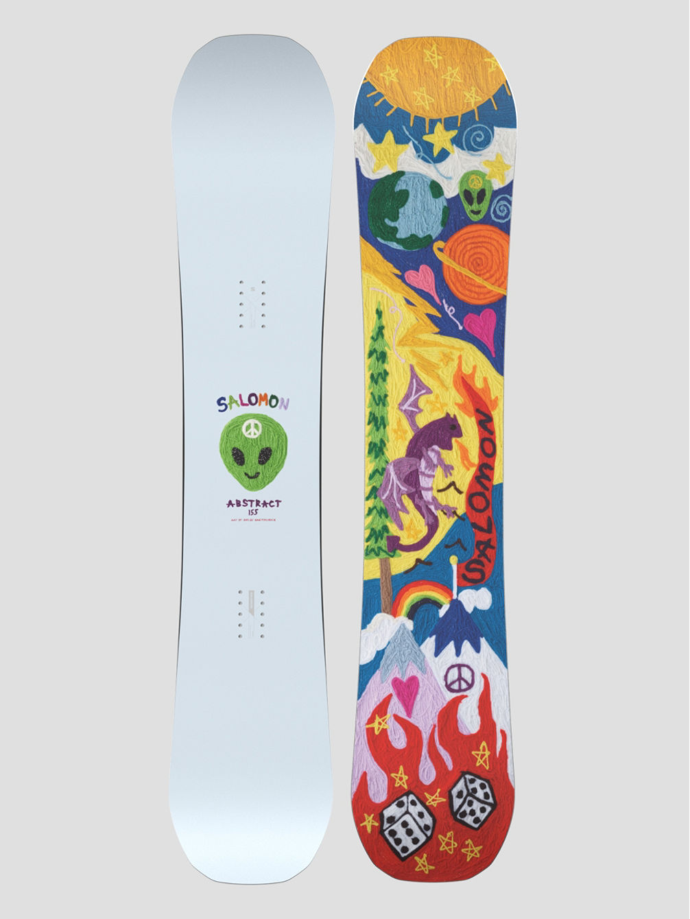 Abstract 2024 Snowboard