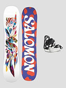 Grace+Goodtime Black Xs 2024 Set de snowboard