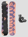 Salomon Oh Yeah+Rhythm Black M 2024 Snowboard set