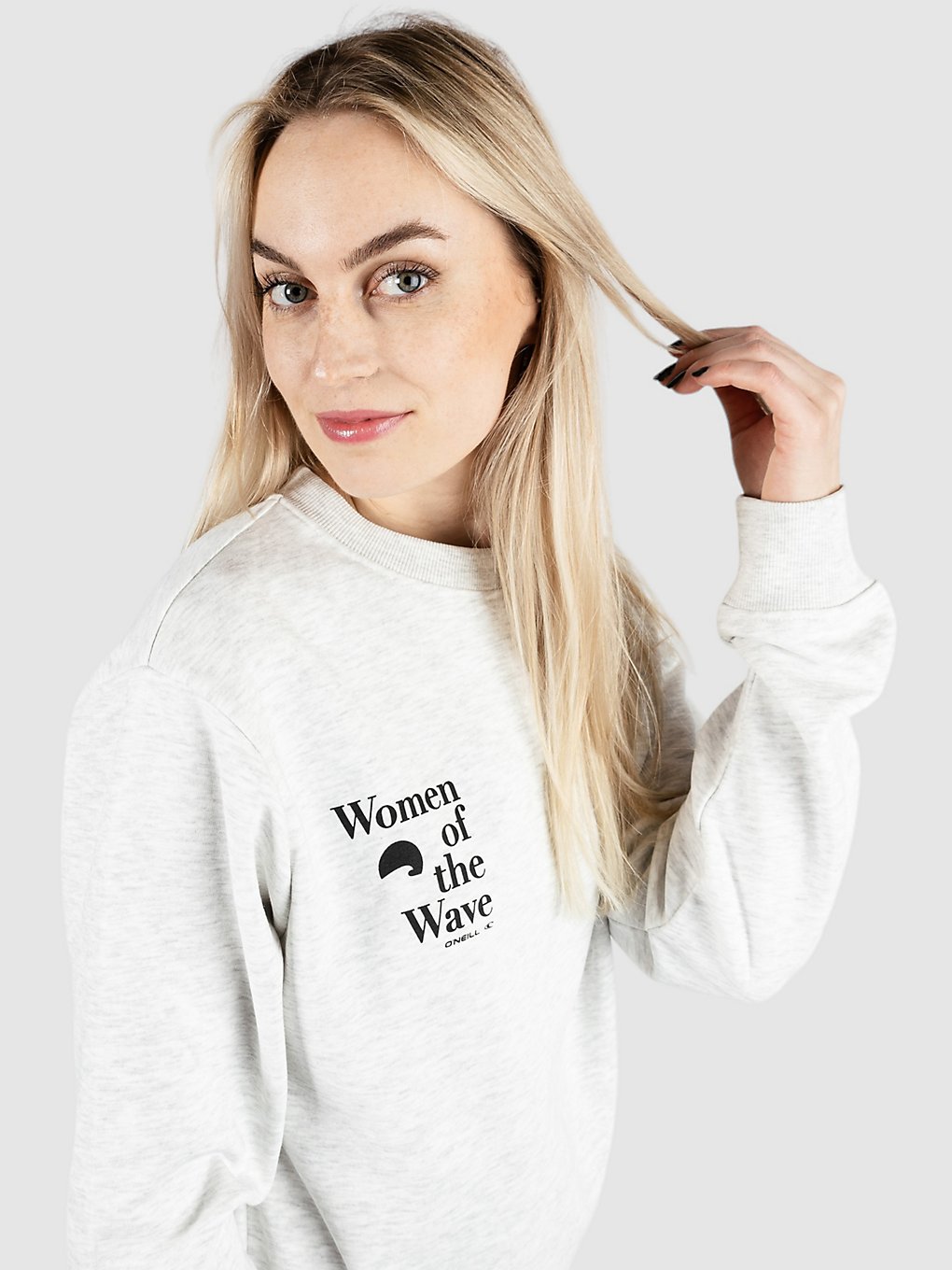 O'Neill Noos Wow Crew Sweater white melange kaufen