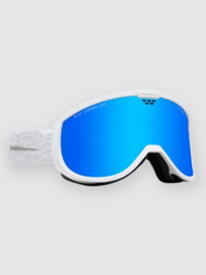 Photos - Ski Goggles Electric CAM MATTE WHITE NURON Goggle blue chrome 