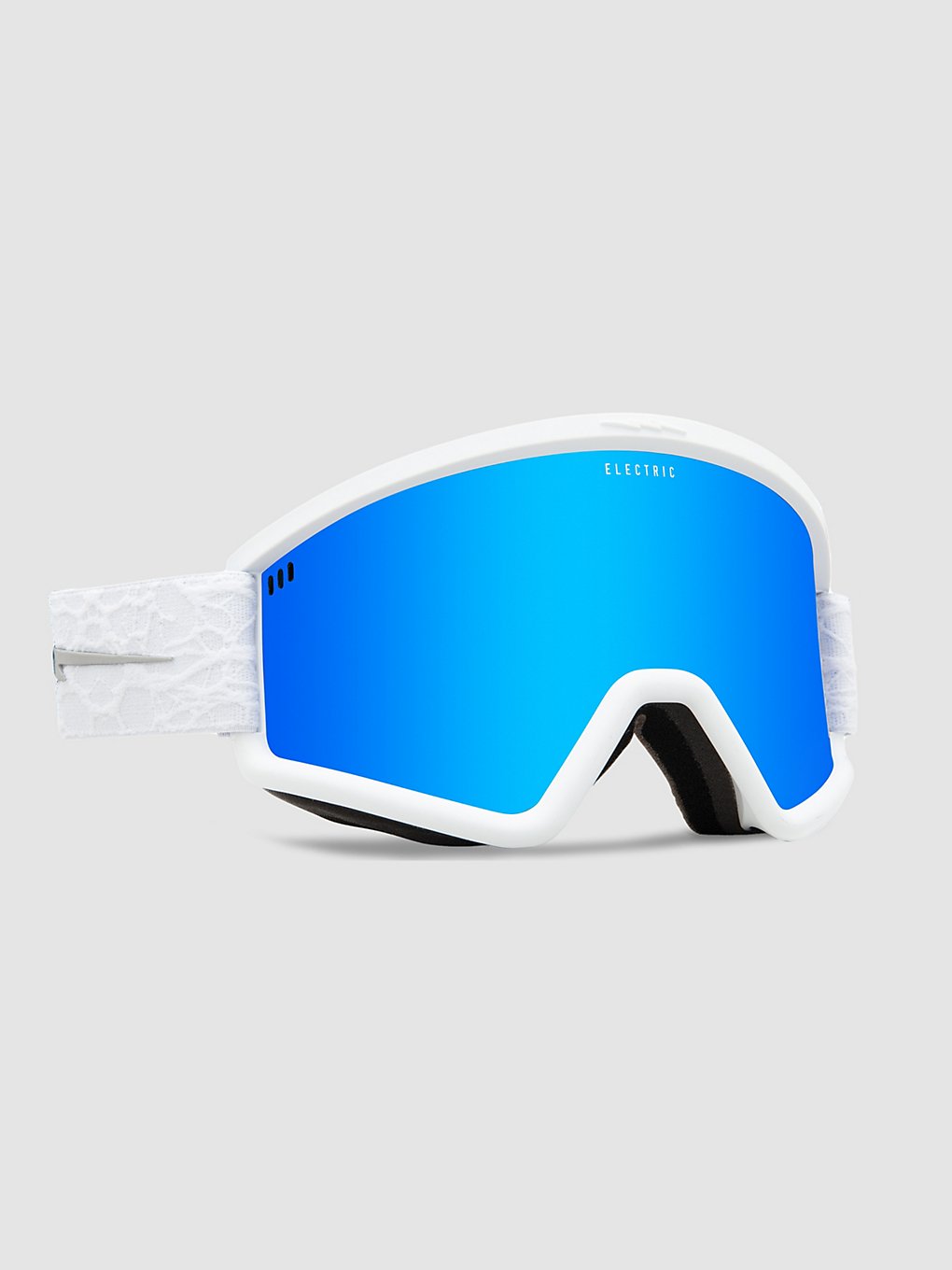 Electric Hex Matte White Nuron Goggle blue chrome kaufen