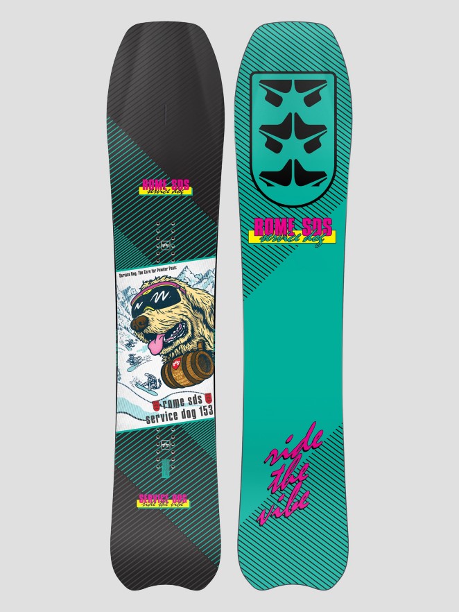 Rome Service Dog Snowboard