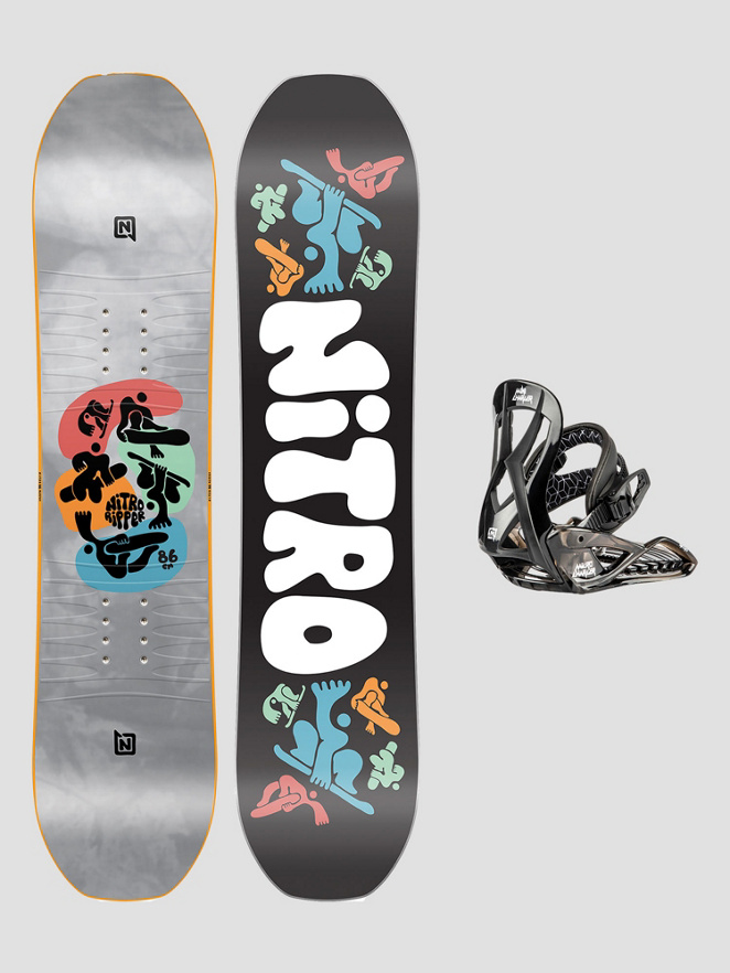 Nitro Ripper Kids + Charger Micro Set 2025 Kids Set de snowboard