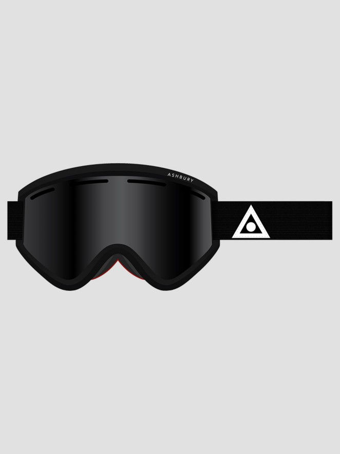 Ashbury Blackbird Black Triangle (+Bonus Lens) Maschera