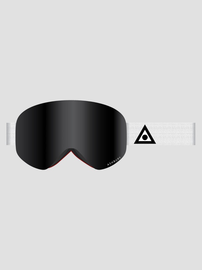 Ashbury Sonic White Triangle +Bonus Lens Goggle