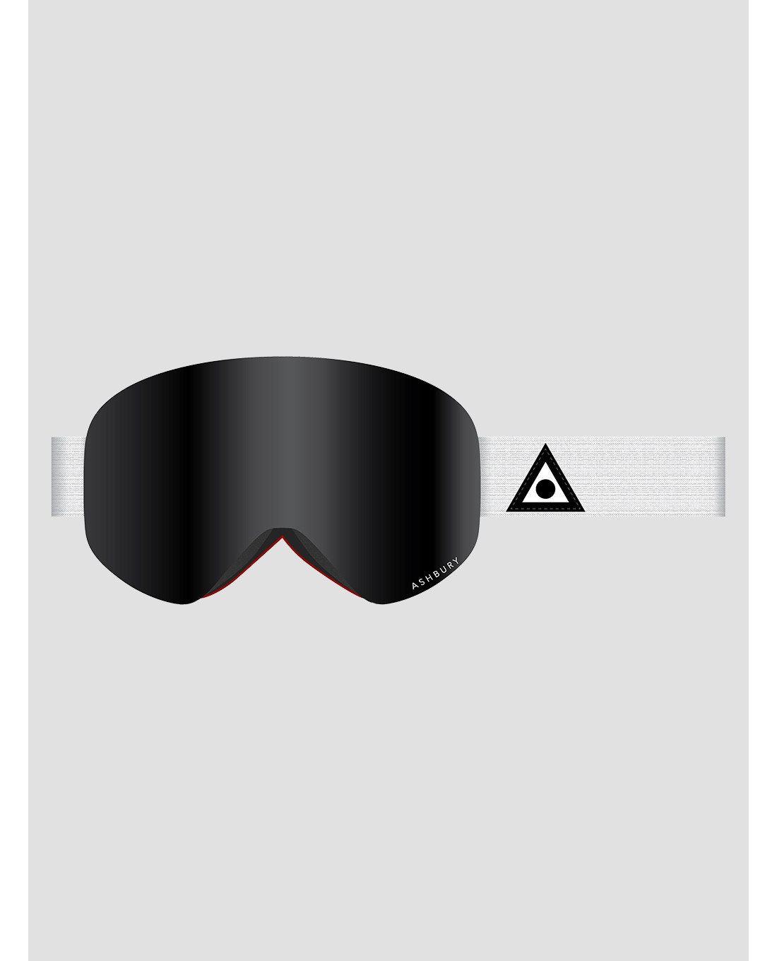 Ashbury Sonic White Triangle +Bonus Lens Goggle yellow
