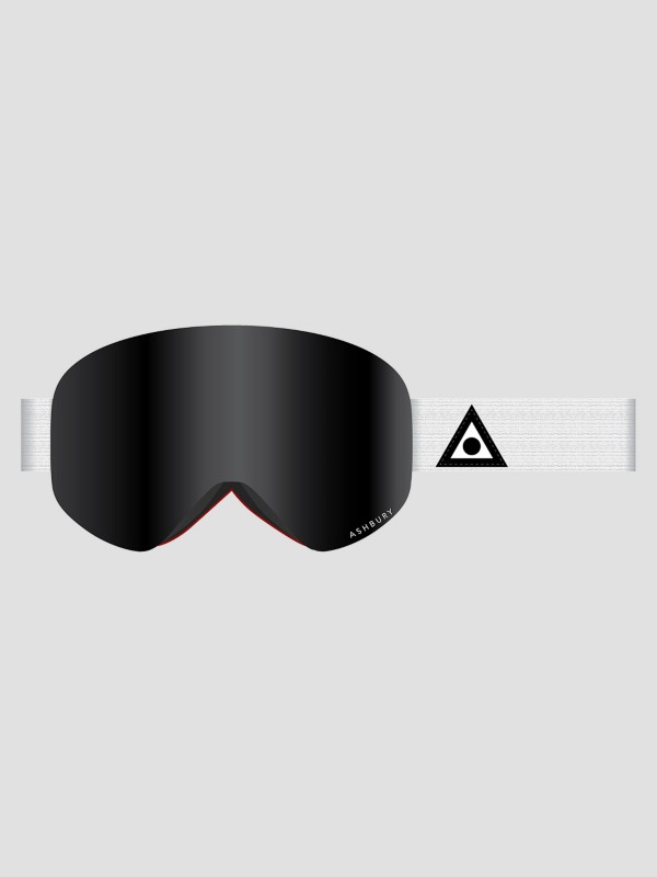 Ashbury Sonic White Triangle +Bonus Lens Goggle yellow