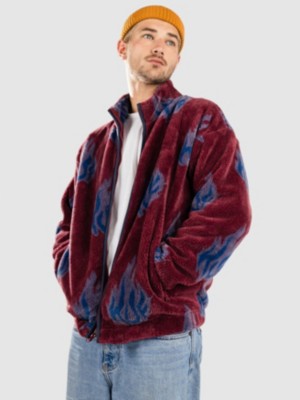 HUF Flamin Zip Sherpa Fleece Sudadera con Cremallera