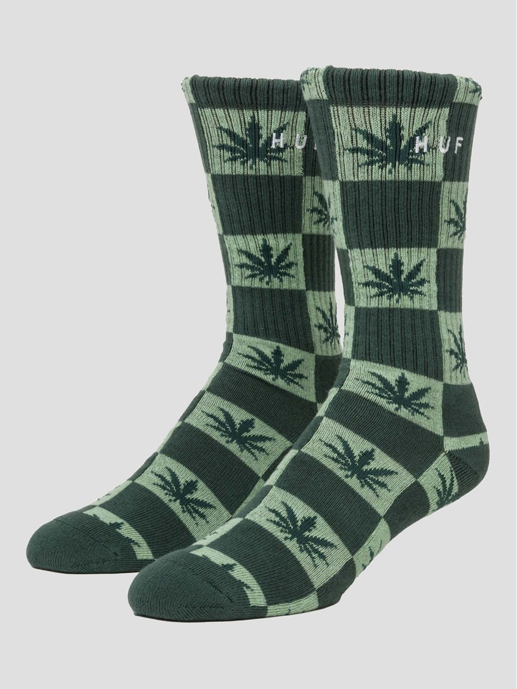 Checkered Plantlife Socks